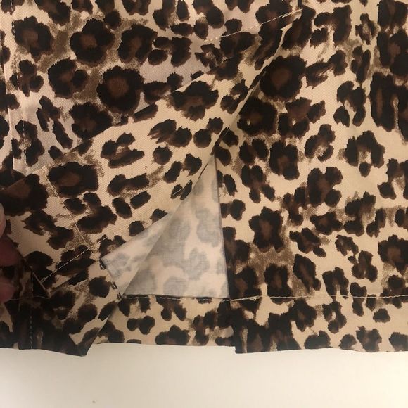 41 hawthorn Brown Small Kristina Leopard Print Pencil Skirt - Picture 6 of 10